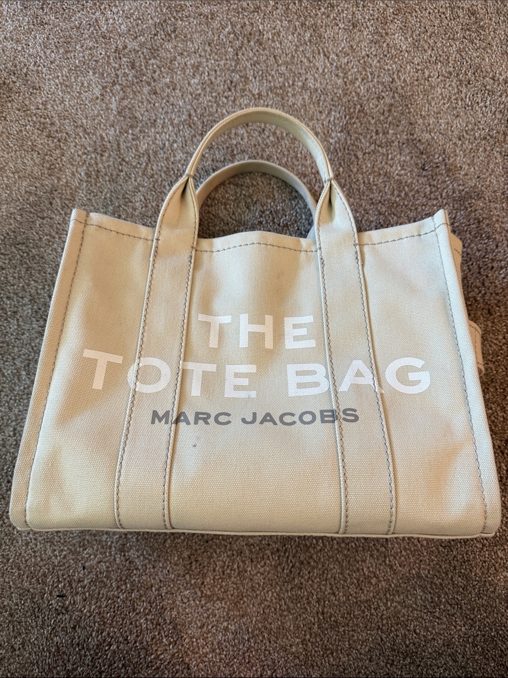 Marc Jacobs Beige Canvas 'The Tote Bag'